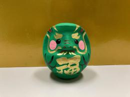 干支だるま　辰　緑(神龍)　【受注生産】